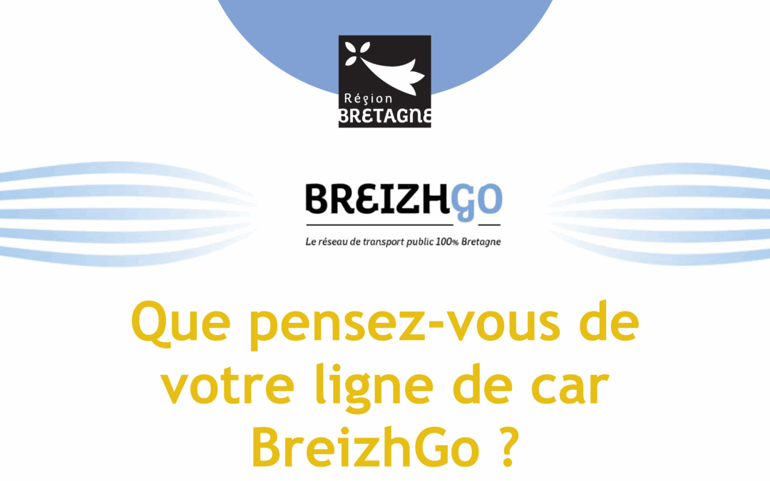 Concertation publique – Réseau de cars BreizhGo