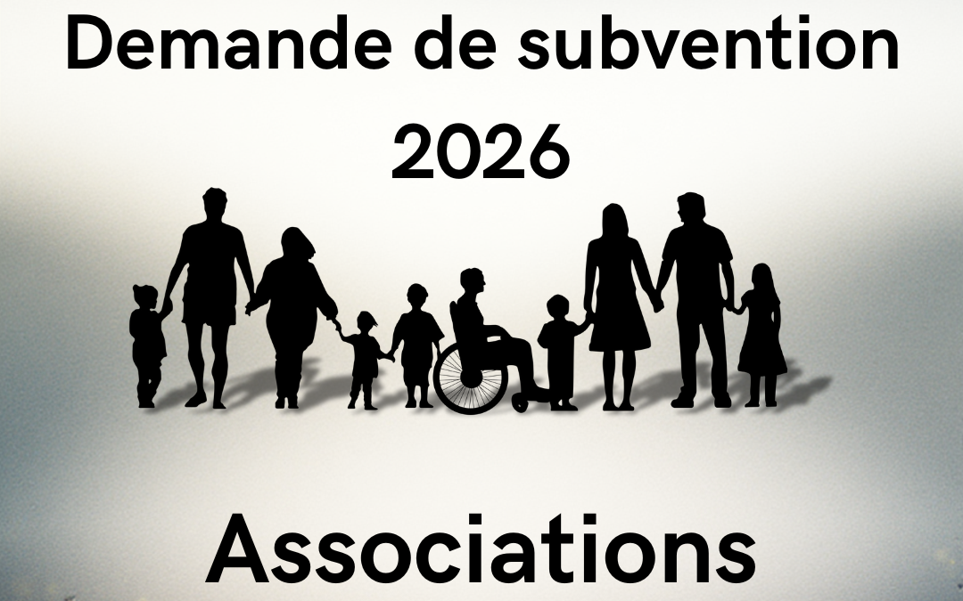 Demande de subventions aux associations – 2026