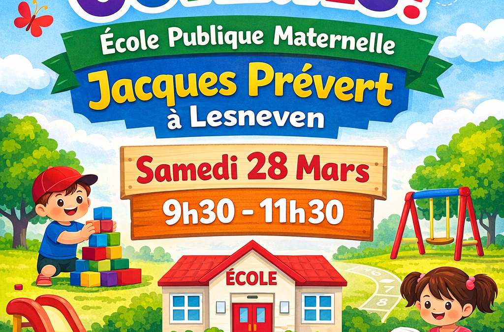 Portes ouvertes école publique maternelle Jacques Prévert