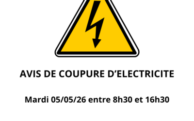 Avis de coupure d’électricité