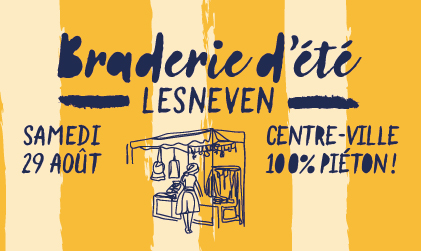 Braderie d&rsquo;été et moules-frites à Lesneven