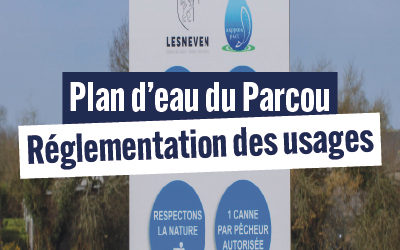 Plan d&rsquo;eau du Parcou : baignade interdite et pêche autorisée sous conditions